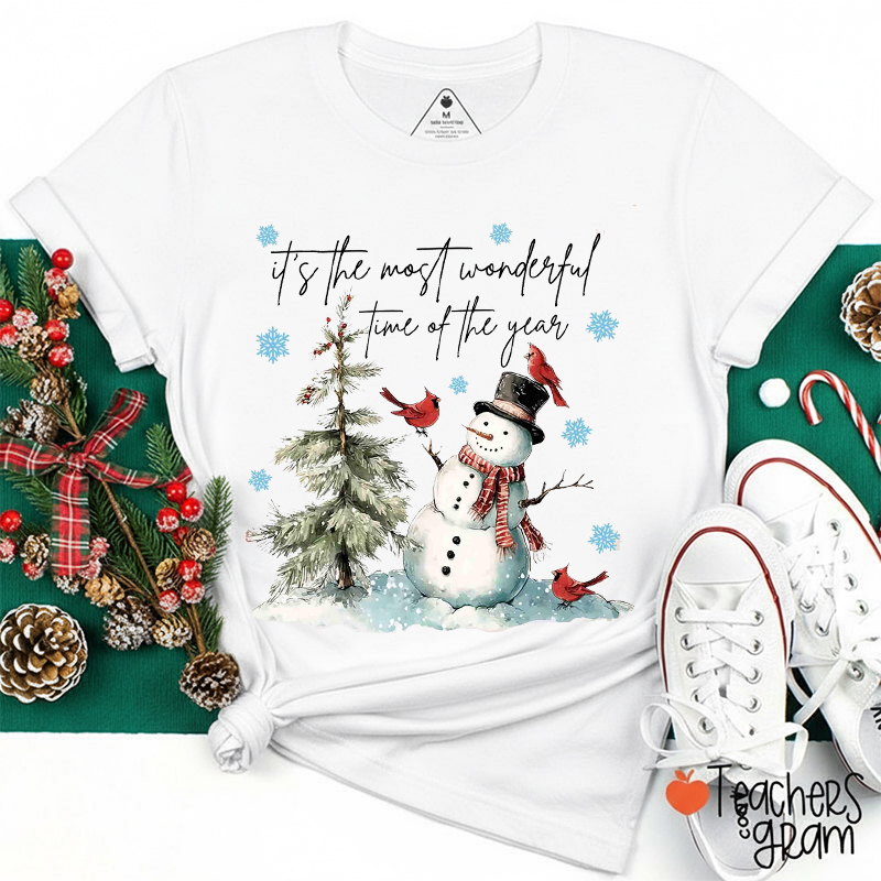 It's The Most Wonderful Time Of The Year Teacher T-Shirt