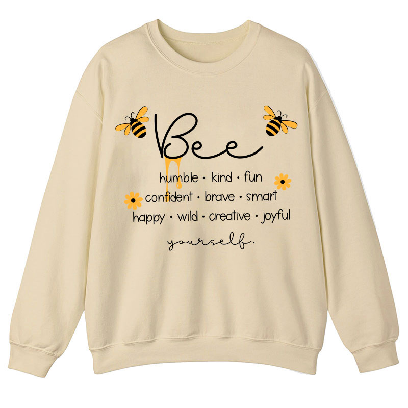 Bee Humble Kind Fun Teacher Sweatshirt