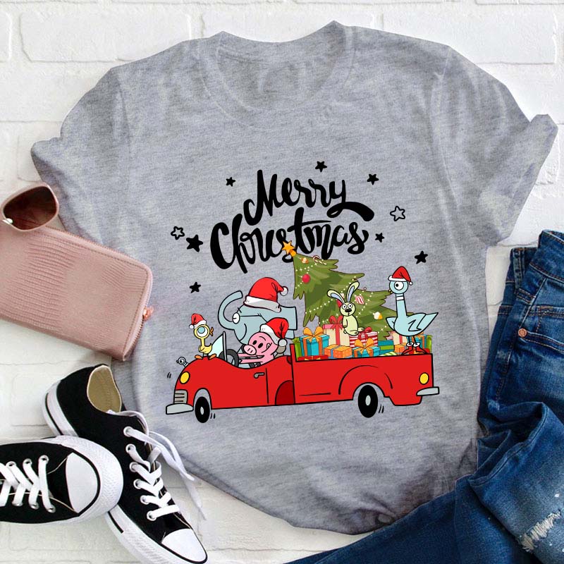 Merry Christmas Have A Nice Christmas Teacher T-Shirt