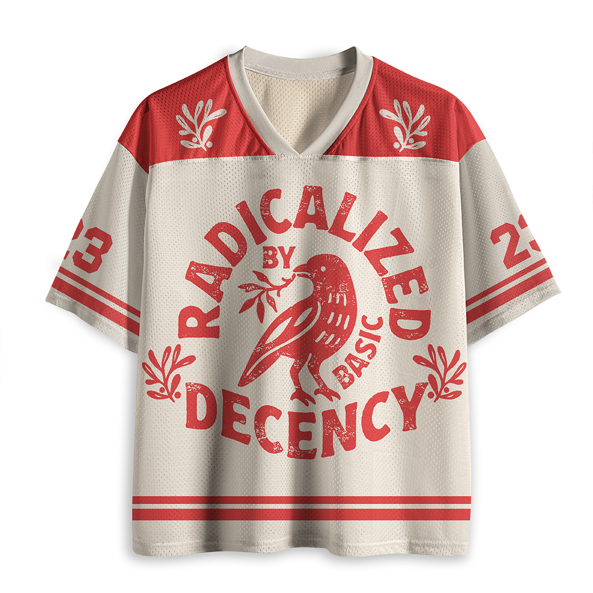 Personalized Radicalized By Basic Decency Teacher Mesh Jersey