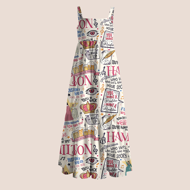 Broadway Musical Quotes Teacher Slip Dress