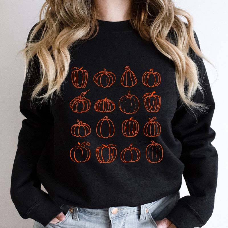 Pumpkins We Are All Different Teacher Sweatshirt