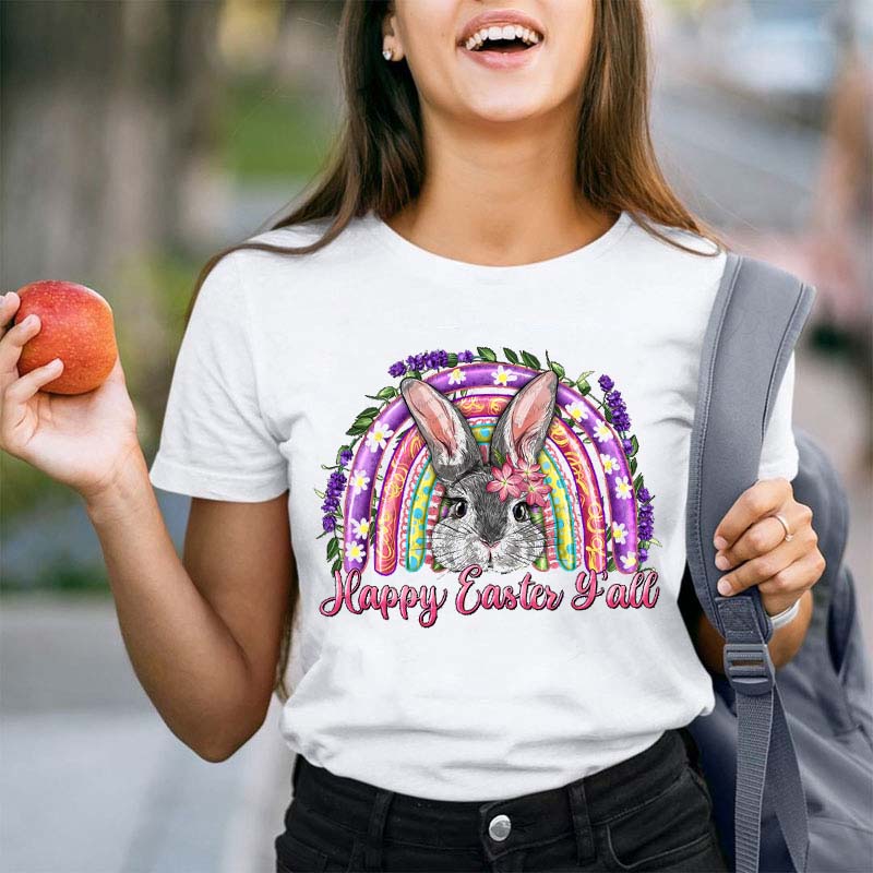 Happy Easter Y'all Teacher T-Shirt