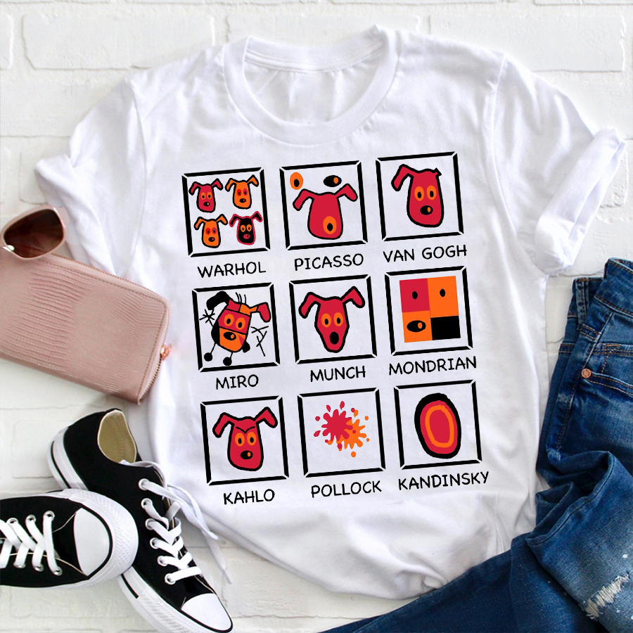 Modern Art Teacher T-Shirt