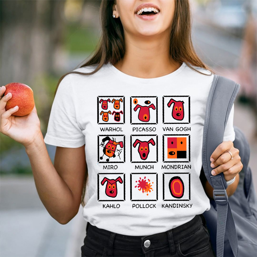 Modern Art Teacher T-Shirt