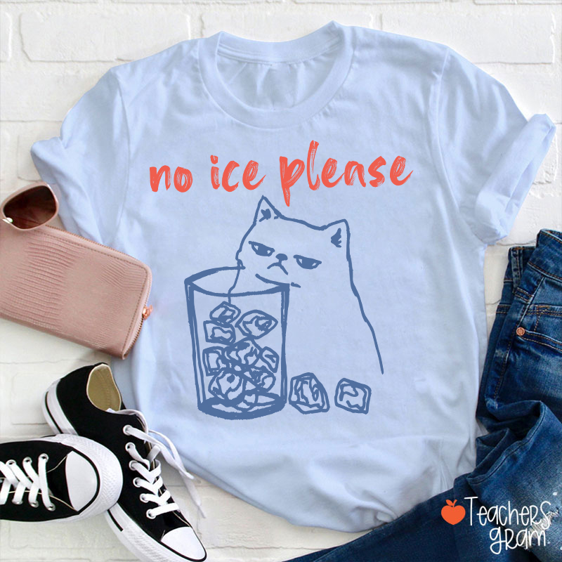 No Ice Please Teacher T-Shirt