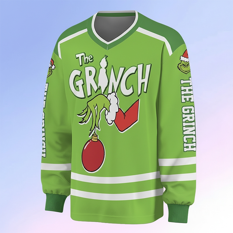 Personalized Name And Number The Green Hand Teacher Long Sleeve Jersey