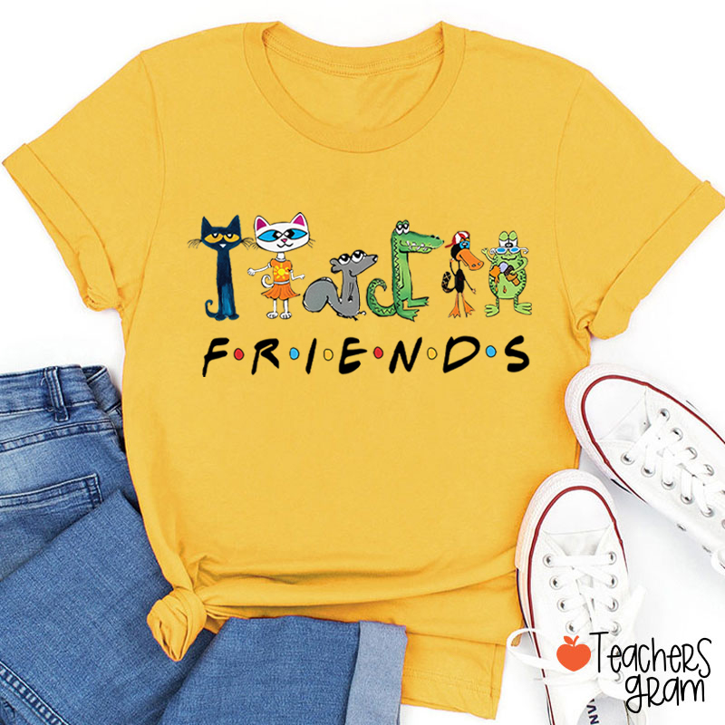 Friends Of The Cat Teacher T-Shirt