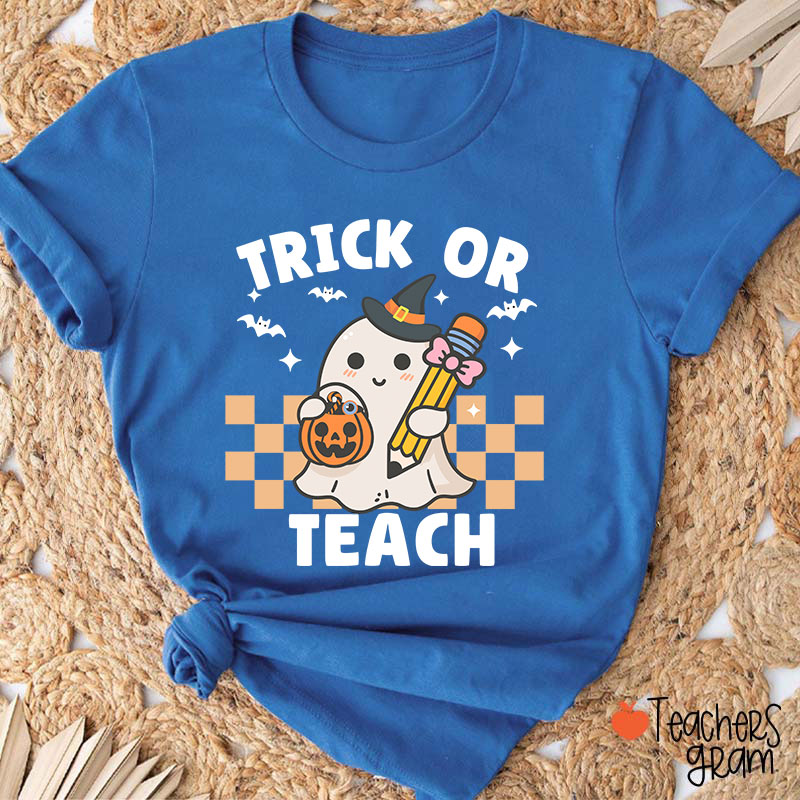Halloween Trick Or Teach Teacher T-Shirt