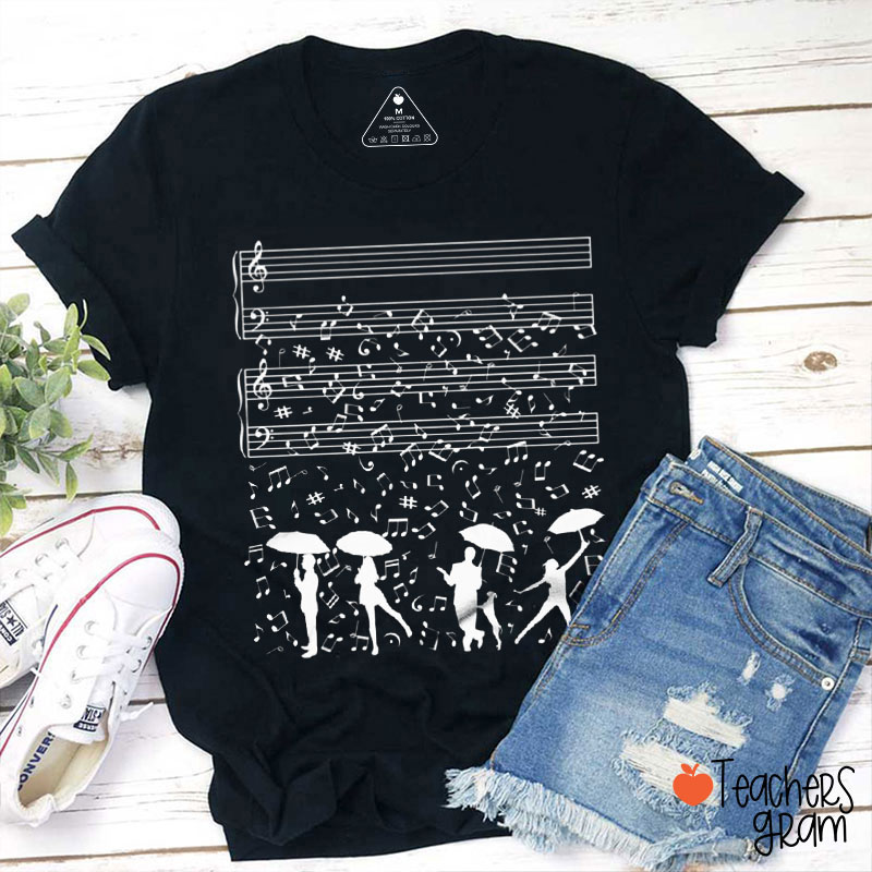 Let It Rain Teacher T-Shirt