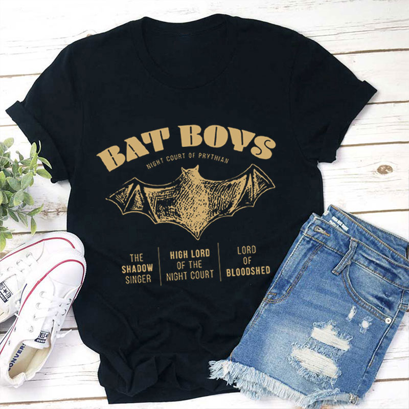 Bat Boys Teacher T-Shirt
