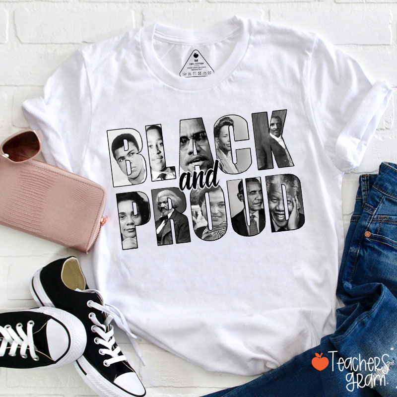 Black And Proud Teacher T-Shirt