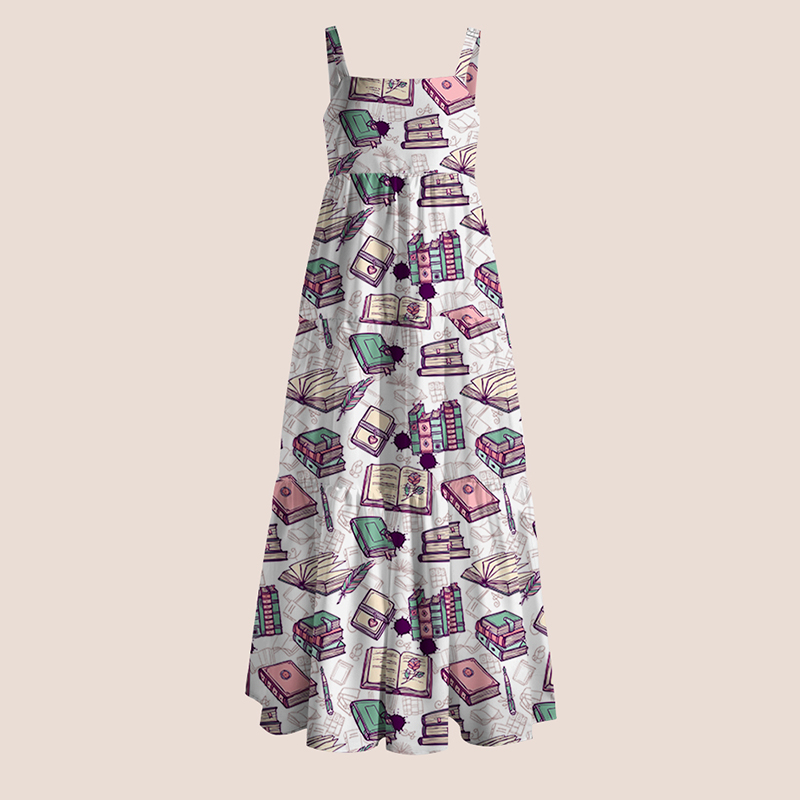 Book Lover Teacher Slip Dress