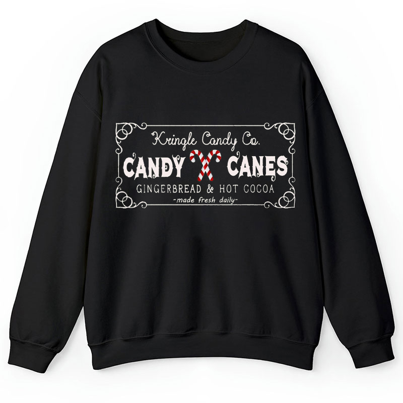 Candy Canes Teacher Sweatshirt
