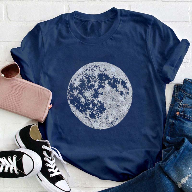 Celestial Full Moon Teacher T-Shirt