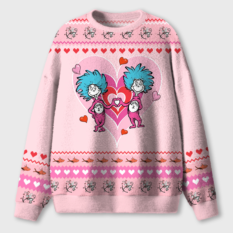 Children's Books Valentine Teacher Ugly Fluffy Christmas Sweater