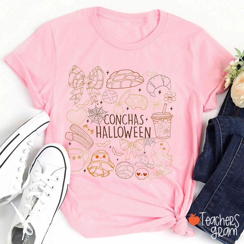 Conchas Halloween Spanish Teacher T-Shirt