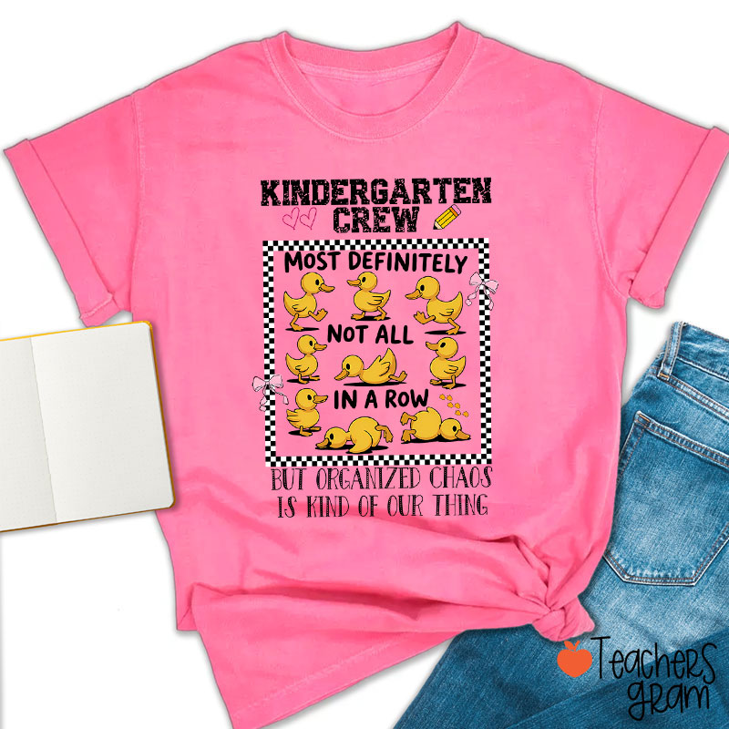 Personalized Most Definitely Not All In A Row But Teacher T-Shirt