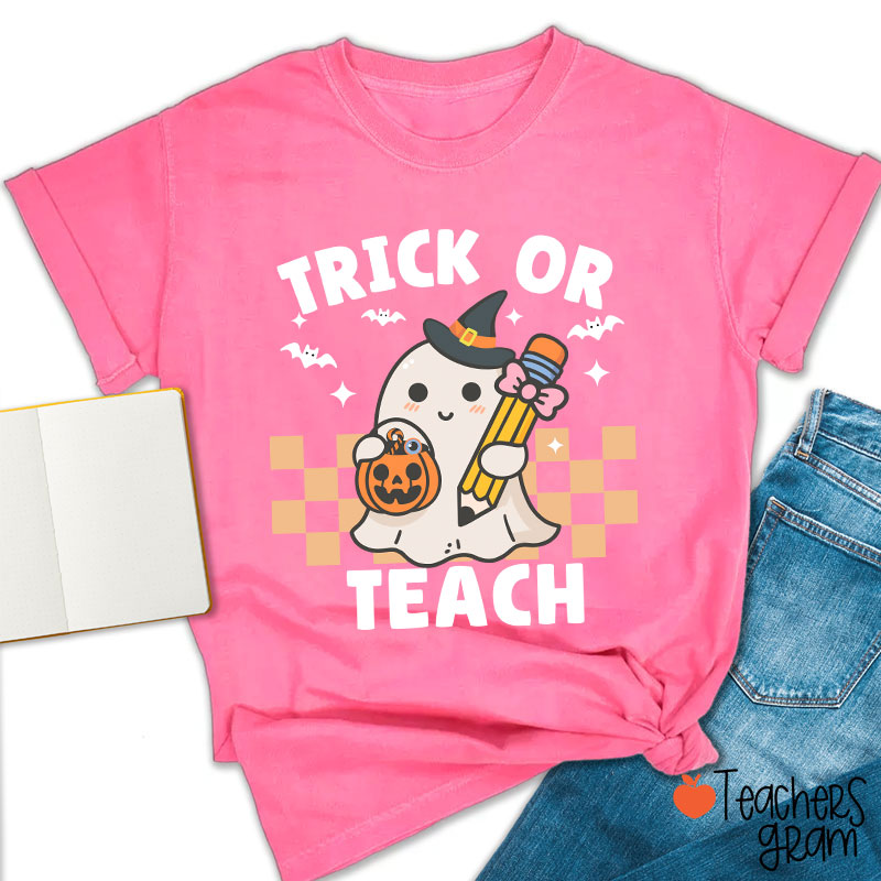 Halloween Trick Or Teach Teacher T-Shirt