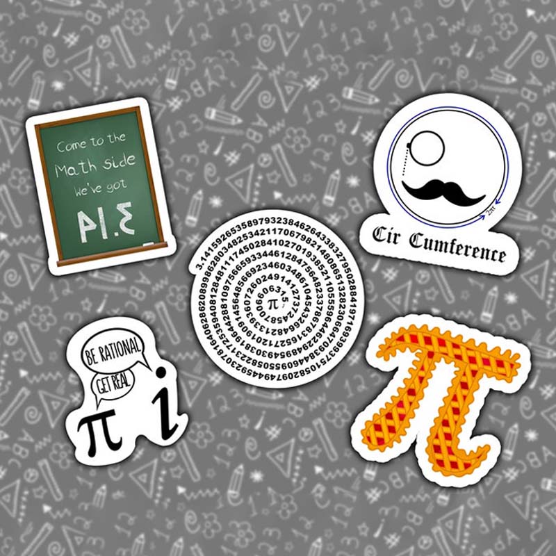 Teachergive | Cute Funny Math Pi Teacher Stickers sale