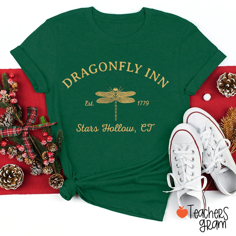 Dragonfly Inn Stars Hollow Teacher T-Shirt
