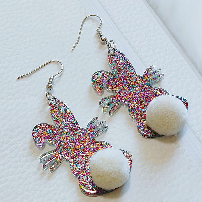 Easter Bunny Teacher Acrylic Earrings
