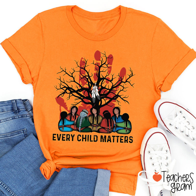 Every Child Matters Kindness And Equality Teacher T-Shirt