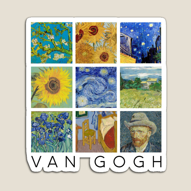 Famous Painting Jigsaw Puzzles Teacher Stickers