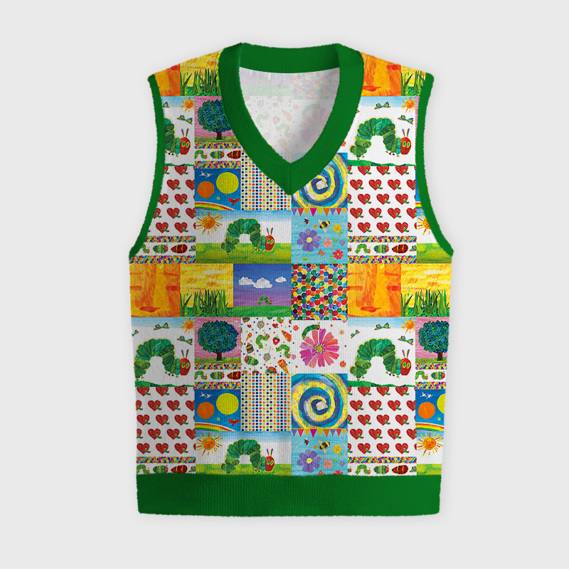 Garden Trip With Caterpillars Teacher Ugly Christmas Vest