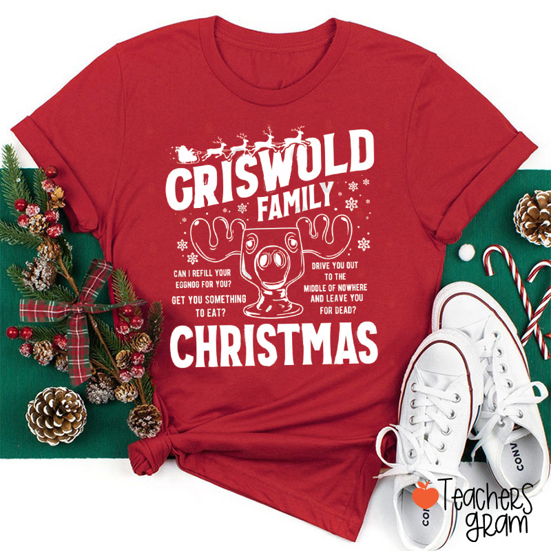 Griswold Family Christmas Teacher T-Shirt