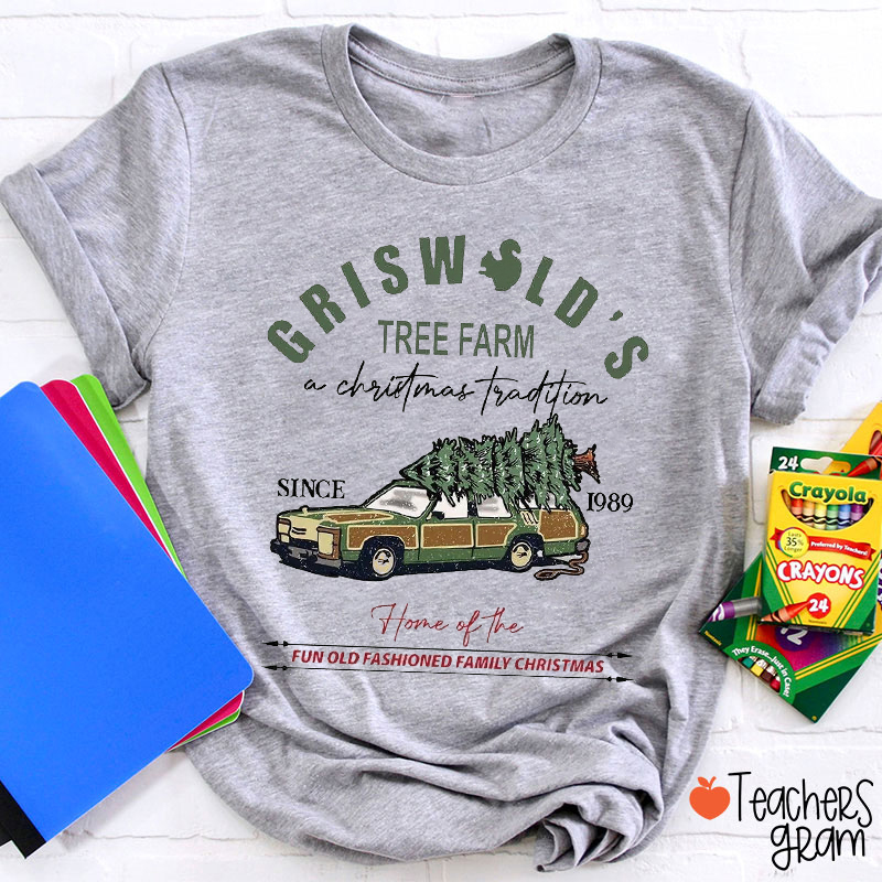 Griswold's Tree Farm Teacher T-Shirt