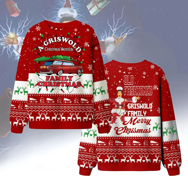 Griswold Christmas Vacation Family Christmas Teacher Ugly Fluffy Christmas Sweater