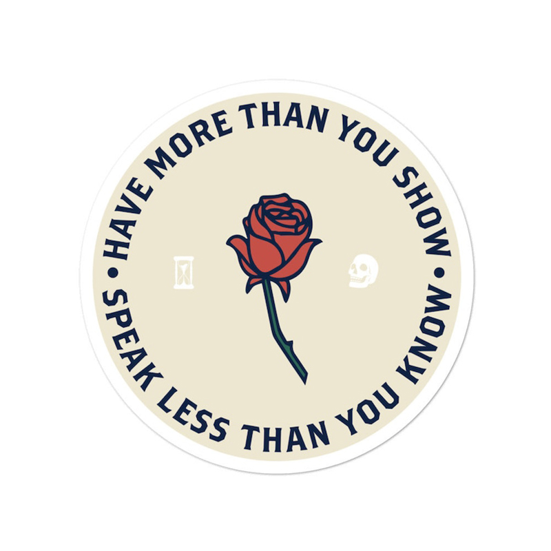 Have More Than You Show Speak Less Than You Know Shakespeare Quote Teacher Stickers