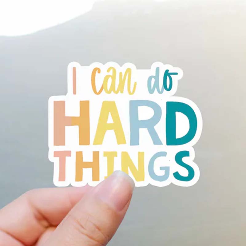 I Can Do Hard Things Teacher Stickers
