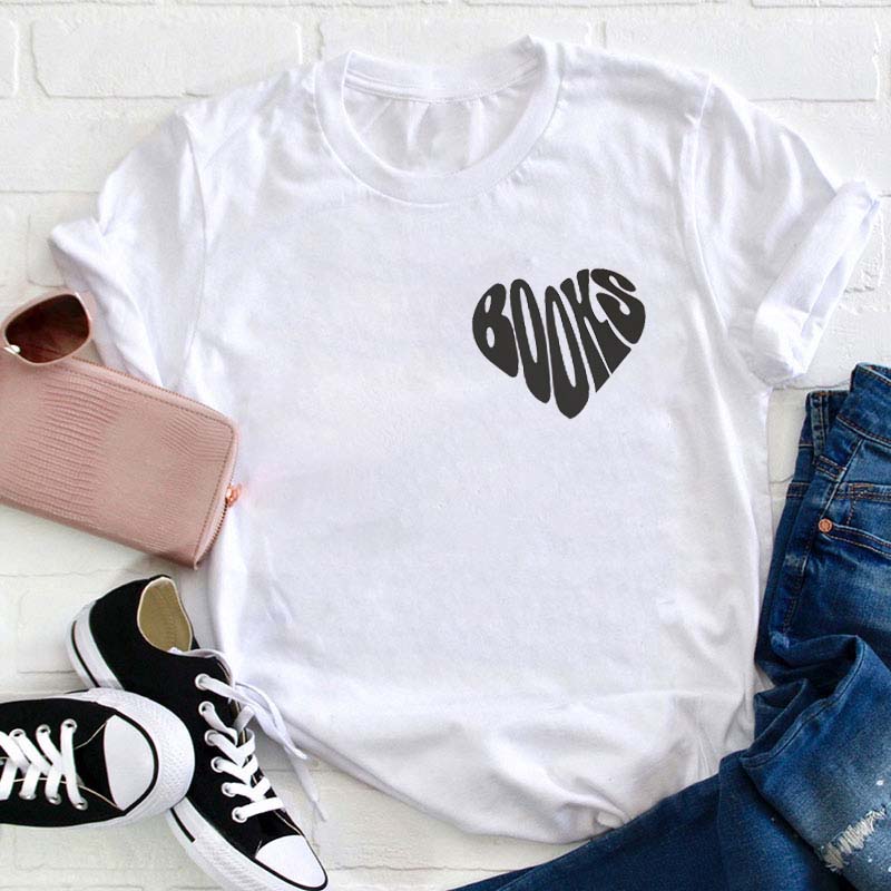 I Have A Heart That Loves Reading Teacher T-Shirt