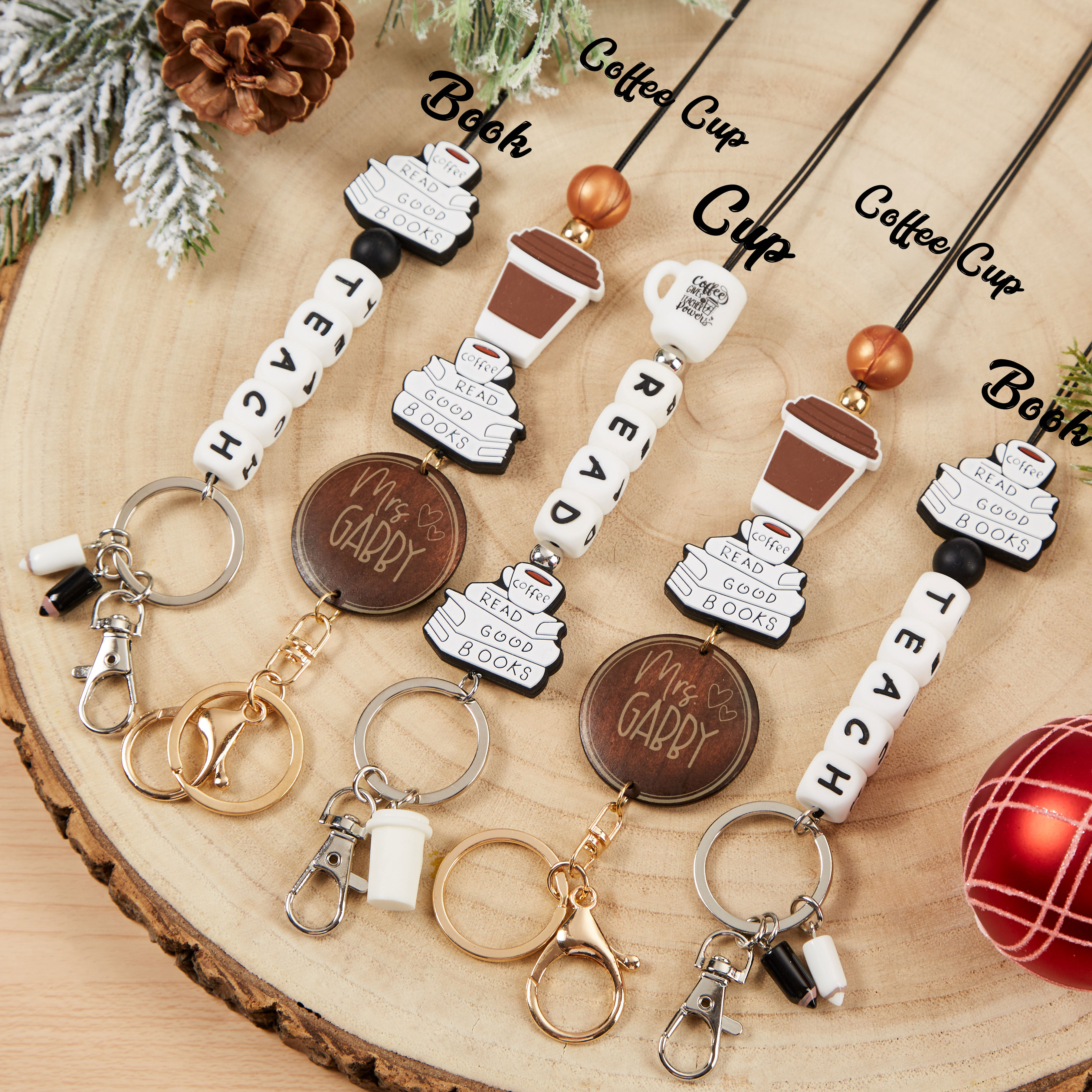 Personalized Read Good Books Teacher Lanyard