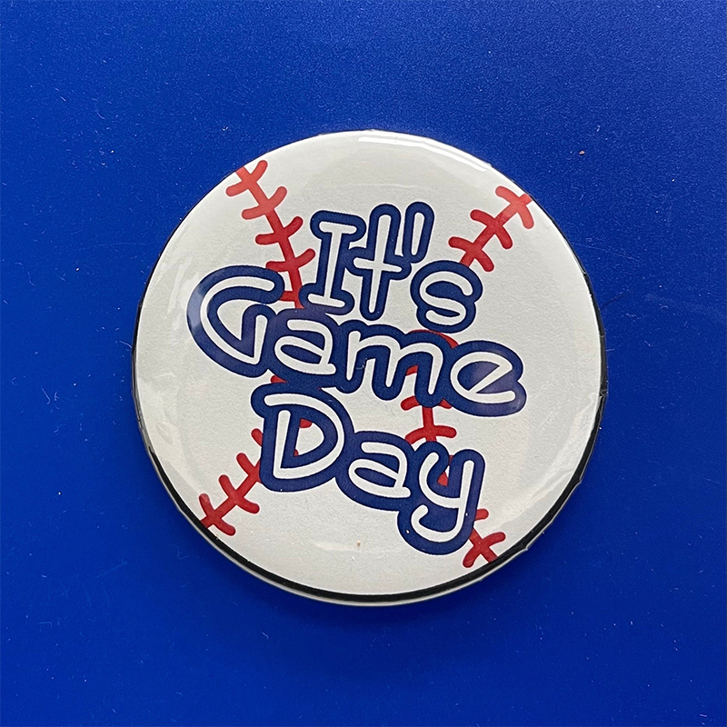 It's Game Day Teacher Pinback Button