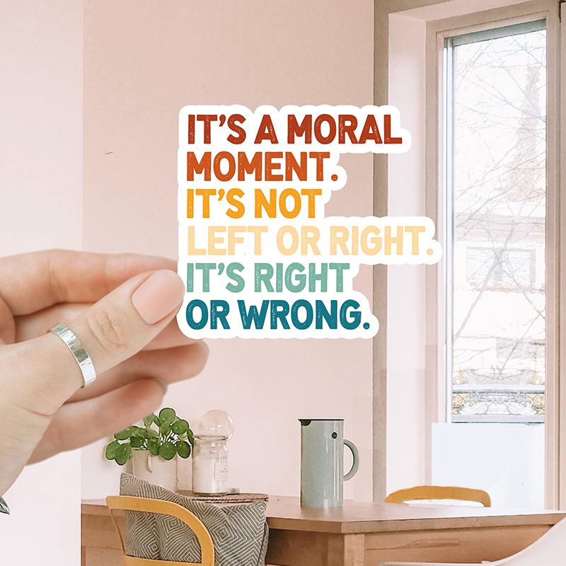 It's Not Left Or Right Teacher Stickers