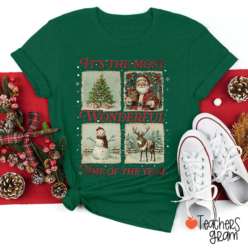 It's The Most Wonderful Time Of The Year Teacher T-Shirt