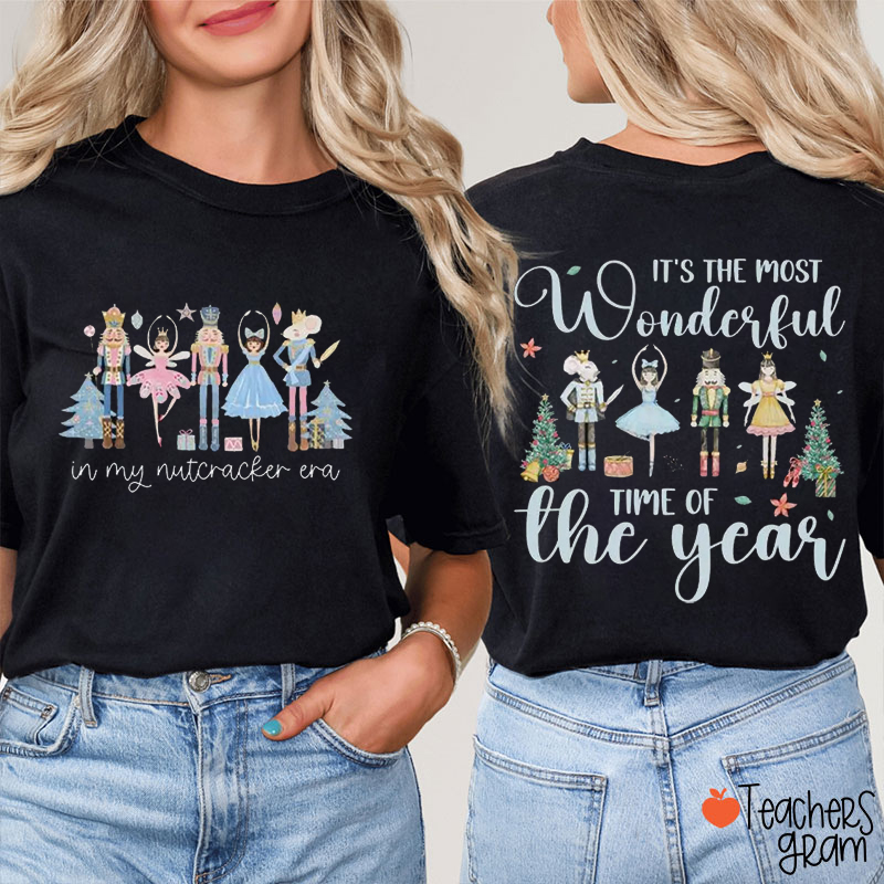 It's The Most Wonderful Time Of The Year Teacher Two Sided T-Shirt