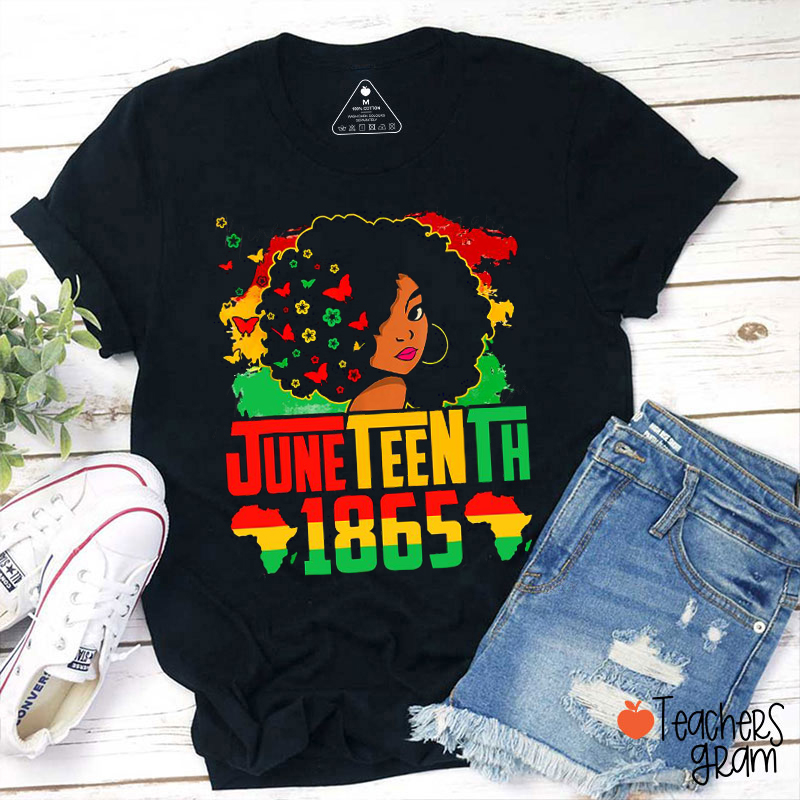 Juneteenth 1865 Teacher T-Shirt