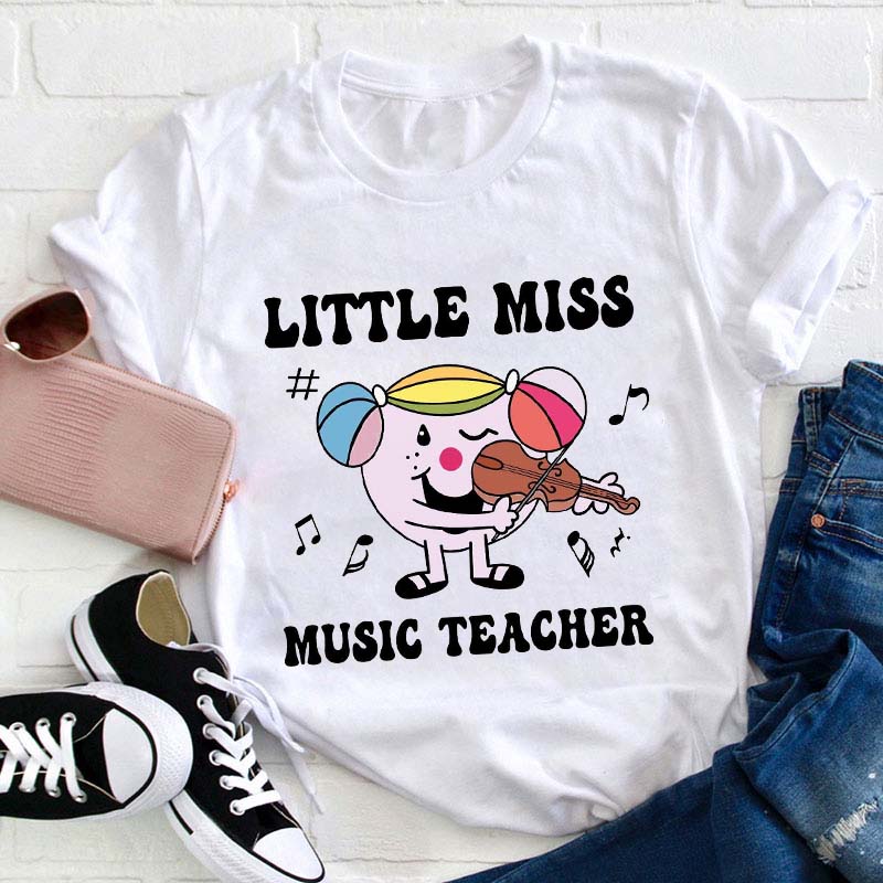 Little Miss Music Teacher T-Shirt