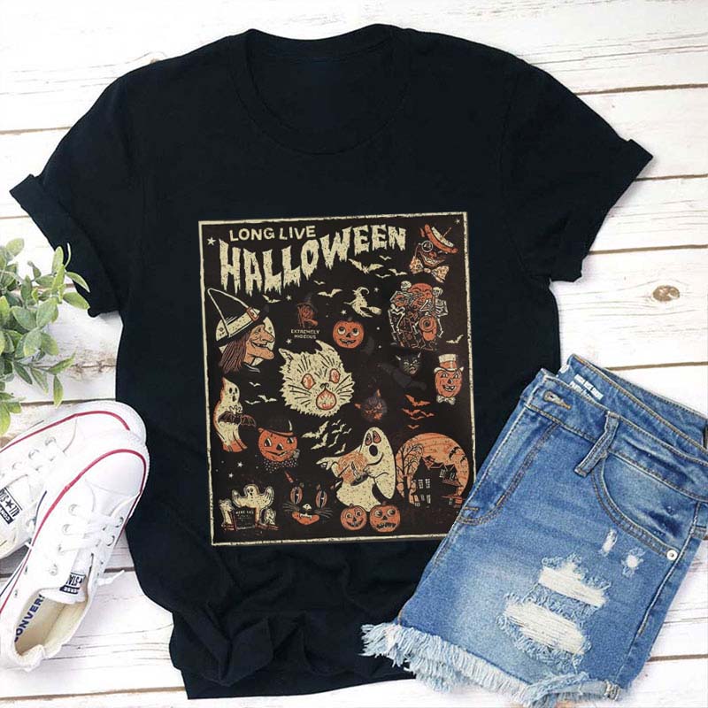 Long Live Halloween Teacher T-Shirt
