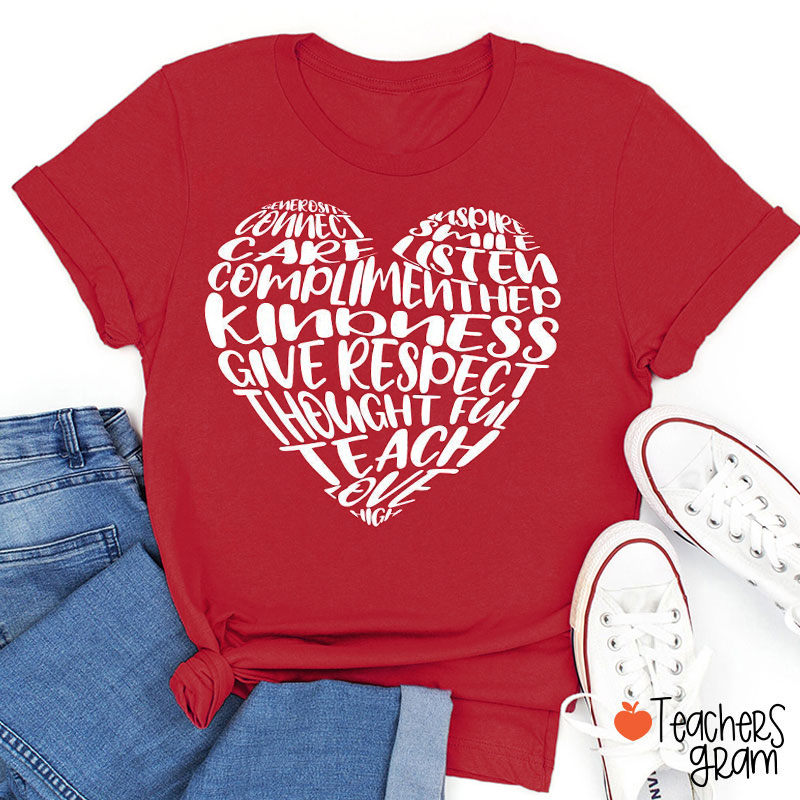 Love Kindness Teacher T-Shirt