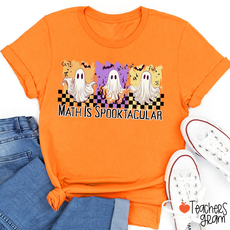 Math Is Spooktacular Teacher T-Shirt