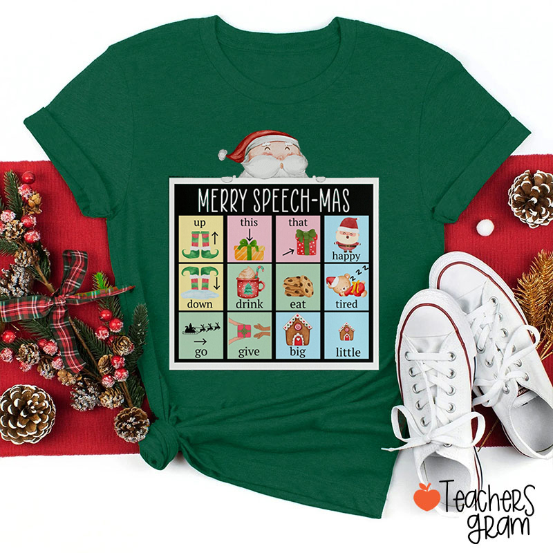 Merry Speechmas SLP Teacher T-Shirt