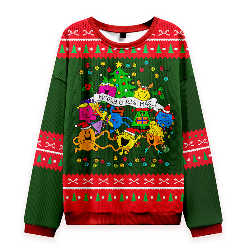 Merry Christmas Teacher Ugly Knit Sweatshirt