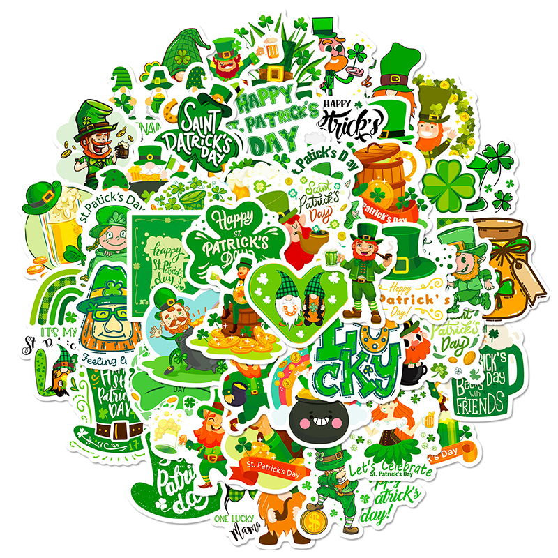 50PCS St. Patrick's Day Teacher Stickers
