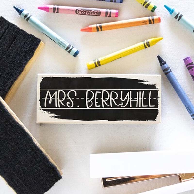 Personalize Name Simple Spelling Teacher Eraser