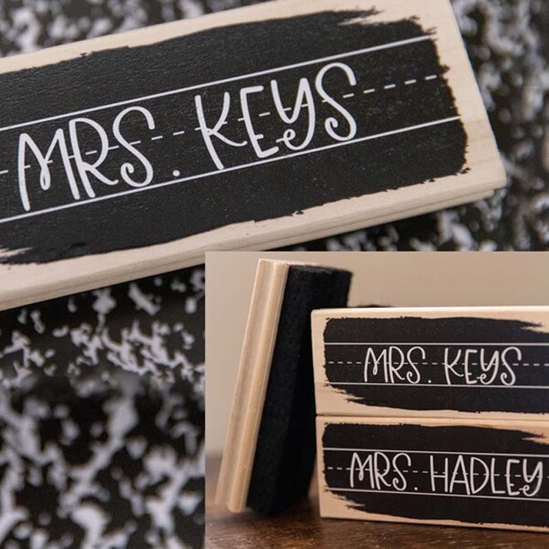 Personalize Name Simple Spelling Teacher Eraser